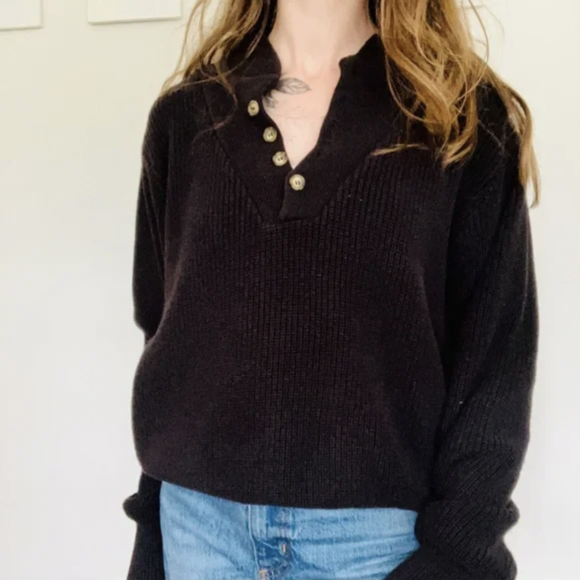 Black Oversized Sweaters